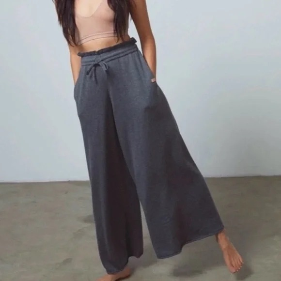 lunya Pants - Lunya Cotton Silk Wide Leg Pants